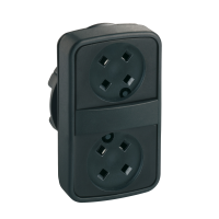 PLASTIC DOUBLE HEADED HBUTTONS WITHOU, ZB5AA79, CONTROL & SIGNALLING, PUSH BUTTONS, PILOT LIGHTS & CONTROLS, DIA 22 PLASTIC - SCHNEIDER ELECTRIC (pavadinimas tikslinamas)