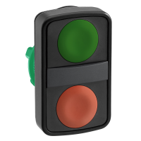 PLASTIC DOUBLE HEADED PUSHBUTTONS, ZB5AA7340, CONTROL & SIGNALLING, PUSH BUTTONS, PILOT LIGHTS & CONTROLS, DIA 22 PLASTIC - SCHNEIDER ELECTRIC (pavadinimas tikslinamas)
