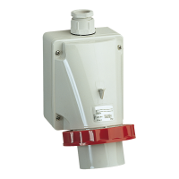 PLUG WALL MOUNT 16A 3P-E 380-415V IP67 5, 83558, INDUSTRIAL SOCKET OUTLETS, PRATIKA LV SOCKETS AND PLUGS, SOCKET LV MOB.16 AN - SCHNEIDER ELECTRIC (pavadinimas tikslinamas)