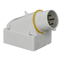 PLUG WALL MOUNT 32A 3P-N-E 100-130V IP44, 83515, INDUSTRIAL SOCKET OUTLETS, PRATIKA LV SOCKETS AND PLUGS, SOCKET LV MOB.16 AN - SCHNEIDER ELECTRIC (pavadinimas tikslinamas)