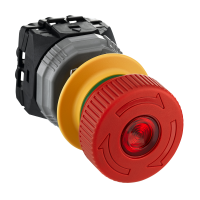 Red illu estop TTR 40m NC 1NO monit.ct, XB5AS86449B4, CONTROL & SIGNALLING, PUSH BUTTONS, PILOT LIGHTS & CONTROLS, DIA 22 PLASTIC - SCHNEIDER ELECTRIC (pavadinimas tikslinamas)