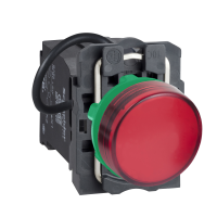 RED PILOT LIGHT WITH I GRAL LED 400V A, XB5AV5B4, CONTROL & SIGNALLING, PUSH BUTTONS, PILOT LIGHTS & CONTROLS, DIA 22 METAL - SCHNEIDER ELECTRIC (pavadinimas tikslinamas)