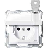 SCH-sock.out.+ICP+HL lock. TPb aw SysM, MTN2315-0325, WIRING DEVICES, MERTEN, WD RANGES FLUSH, WHITE AND PW (T0) - SCHNEIDER ELECTRIC (pavadinimas tikslinamas)