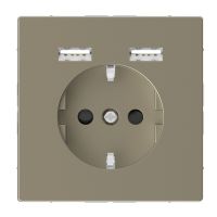 Schuko SO with USB cha r TP sah SDsg, MTN2366-6033, WIRING DEVICES, MERTEN, WD RANGES FLUSH, WHITE AND PW (T0) - SCHNEIDER ELECTRIC (pavadinimas tikslinamas)