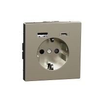 Schuko SO+USB A+C 3A c ger TP nim SDsg, MTN2367-6050, WIRING DEVICES, MERTEN, WD RANGES FLUSH, WHITE AND PW (T0) - SCHNEIDER ELECTRIC (pavadinimas tikslinamas)