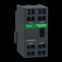 Kontaktas papildomas 2nc ant viršaus [LC1D] užspaudžiami kontaktai LADN TeSys - SCHNEIDER ELECTRIC