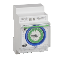 TIME SWITCHES 7 DAYS W POWER RESERVE, CCT15367, DIN ELECTRONIC, ACTI9, TIMERS - SCHNEIDER ELECTRIC (pavadinimas tikslinamas)