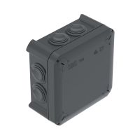 Dėžutė v/t [114x114x57] IP66 juoda atspari UV T 60 SW - OBO BETTERMANN