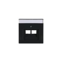 Dangtelis kompiuteriniam lizdui dvigubas RJ45 antracito spalvos 1803-02-81 Future Linear - ABB