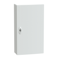 Skydelis v/t 36 modulių +3 modulių IP40 baltos durys XS 3R13M PrismaSeT - SCHNEIDER ELECTRIC