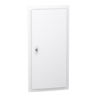 Skydelis p/t 48 modulių +4 modulių IP40 baltos durys XS 4R13M PrismaSeT - SCHNEIDER ELECTRIC