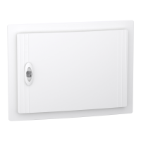 Skydelis p/t 18 modulių IP40 baltos durys XS 1R18M PrismaSeT - SCHNEIDER ELECTRIC