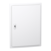 Skydelis p/t 54 modulių IP40 baltos durys XS 3R18M PrismaSeT - SCHNEIDER ELECTRIC