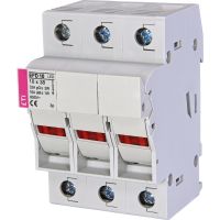 Kirtiklis-saugiklis EFD 10 3P 10x38 su LED indikacija - ETI