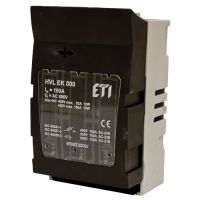 Kirtiklis-saugiklis horizontalus 3P 100A HVL EK 000 3p M8 - ETI