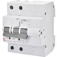 Srovės nuotekio jungiklis su automatiniu jungikliu KZS-4M 2p B C20/0.1 - ETI (pavadinimas tikslinamas)