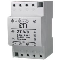 Skambučių transformatorius 8 VA 230V/8V ZT 8/8 - ETI (pavadinimas tikslinamas)