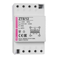 Skambučių transformatorius 8 VA 230V/12V ZT 8/12 - ETI (pavadinimas tikslinamas)