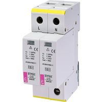 Viršįtampių ribotuvas C In = 20kA, 2P, 440V ETITEC C T2 440/20 2+0 - ETI (pavadinimas tikslinamas)