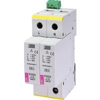 Viršįtampių ribotuvas C In = 20kA, 2P,RC, 440V ETITEC C T2 440/20 2+0 RC - ETI (pavadinimas tikslinamas)