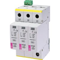 Viršįtampių ribotuvas C In = 20kA, 3P,RC, 440V ETITEC C T2 440/20 3+0 RC - ETI (pavadinimas tikslinamas)