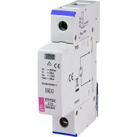 Viršįtampių ribotuvas C In = 20kA, 1P, 255V ETITEC C T2 255/20 G - ETI (pavadinimas tikslinamas)