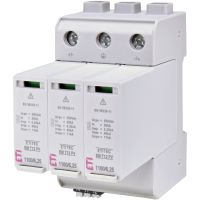 Viršįtampių ribotuvas fotoelementų sistemoms PV ETITEC EM T12 PV 1100/6,25 - ETI (pavadinimas tikslinamas)