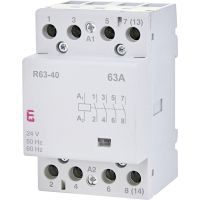 Modulinis kontaktorius 63A 24V - 4NO (4mod) R 63-40 24V - ETI (pavadinimas tikslinamas)