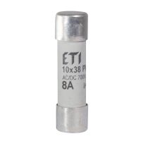 Saugiklis 8A 700V AC/DC 10x38mm gR CH10x38 gR 8A/700V AC/DC - ETI