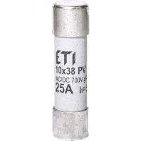 Cilindriniai saugikliai gR 700V CH10x38 gR 25A/700V AC/DC - ETI (pavadinimas tikslinamas)