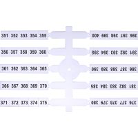 Elastiniai žymekliai (4 x 50 vnt.) 351-400 (EO3) - ETI (pavadinimas tikslinamas)