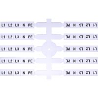 Elastiniai žymekliai (40 x 5 vnt.) L1,L2,L3,N,PE (EO3) - ETI (pavadinimas tikslinamas)