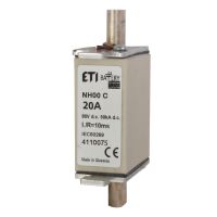 DC tipo saugiklis M000 bat 20A/80V DC - ETI (pavadinimas tikslinamas)
