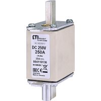 Pramoniniai peiliniai saugikliai WT/NH 00C DC - 250V su išmušikliu NH00/K 250A/250V DC - ETI (pavadinimas tikslinamas)