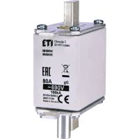 Pramoniniai peiliniai saugikliai su išmušikliu NH00/K gG 80A/690V - ETI (pavadinimas tikslinamas)