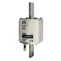 Pramoniniai peiliniai saugikliai su išmušikliu NH2/K gG 224A/690V - ETI (pavadinimas tikslinamas)