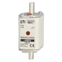 Kondensatoriniai saugikliai NH00 50kVAr 690V gCP - ETI (pavadinimas tikslinamas)