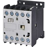 Varikliniai minikontaktoriai 3kW CEC07.10 220V-DC - ETI (pavadinimas tikslinamas)