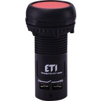 Kompaktinis įspaudžiamas mygtukas - Raudona - 1 NO ECF-10-R - ETI (pavadinimas tikslinamas)