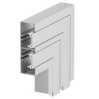 Plokščias kampas Alu, standi forma 53x165x250 Aliuminis anoduotas GA-FS53165EL - OBO BETTERMANN (pavadinimas tikslinamas)
