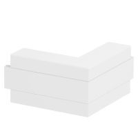 Išorinis kampas standi forma 189x189x100 Polikarbonatas/akrilnitrilo-butadieno-stirenas baltas RAL 9010 GKH-AS53100RW - OBO BETTERMANN (pavadinimas tikslinamas)