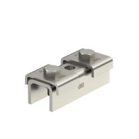 Bėgelių sujungimo elem. MS 41 Profiliuotas bėgis 100x4mm Plienas, nerūdijantis A2 1.4301 ryškus, apdorotas SVE 41 A2 - OBO BETTERMANN (pavadinimas tikslinamas)