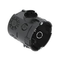 UP potinkinė dėžutė su prieso varžtais Ø60mm, H66mm Polipropilenas Jet black UG 66-GS - OBO BETTERMANN (pavadinimas tikslinamas)