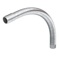 Alkūnė su sriegine mova juoda spalva M50x1,5 Plienas galvanizuotas padengus cinku SBNM50 G - OBO BETTERMANN (pavadinimas tikslinamas)