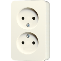 2-gang socket without earth - JUNG (pavadinimas tikslinamas)
