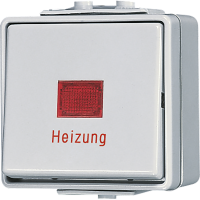 1-gang switch "Heizung" 10 AX / 250 V ~ - JUNG (pavadinimas tikslinamas)