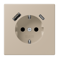 SCHUKO socket with USB charger LC32142 - JUNG (pavadinimas tikslinamas)