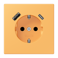 SCHUKO socket with USB charger LC4320L - JUNG (pavadinimas tikslinamas)