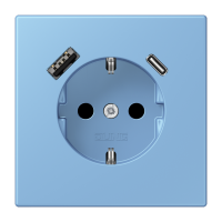 SCHUKO socket with USB charger LC4320N - JUNG (pavadinimas tikslinamas)