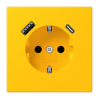 SCHUKO socket with USB charger LC4320W - JUNG (pavadinimas tikslinamas)